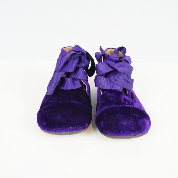 Age of Innocence toddler Girls booties shoes EU size 25 US 7 Velvet Purple - Picture 2 of 14
